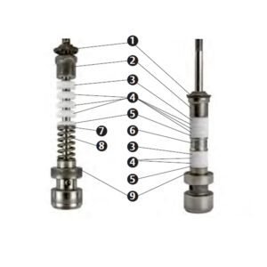 Уплотнительный узел регулирующего клапана Fisher - уплотнение из ПТФЭ 4 未标题 1