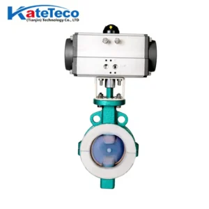 Pneumatic Lined Butterfly Valve (PTFE/FEP Lined)