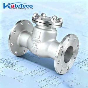 Stainless steel swing check valve H44W-16P/R